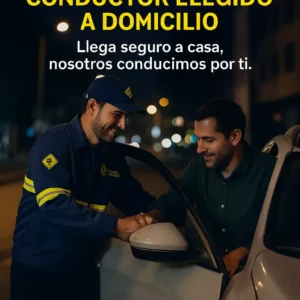 Conductor elegido a domicilio