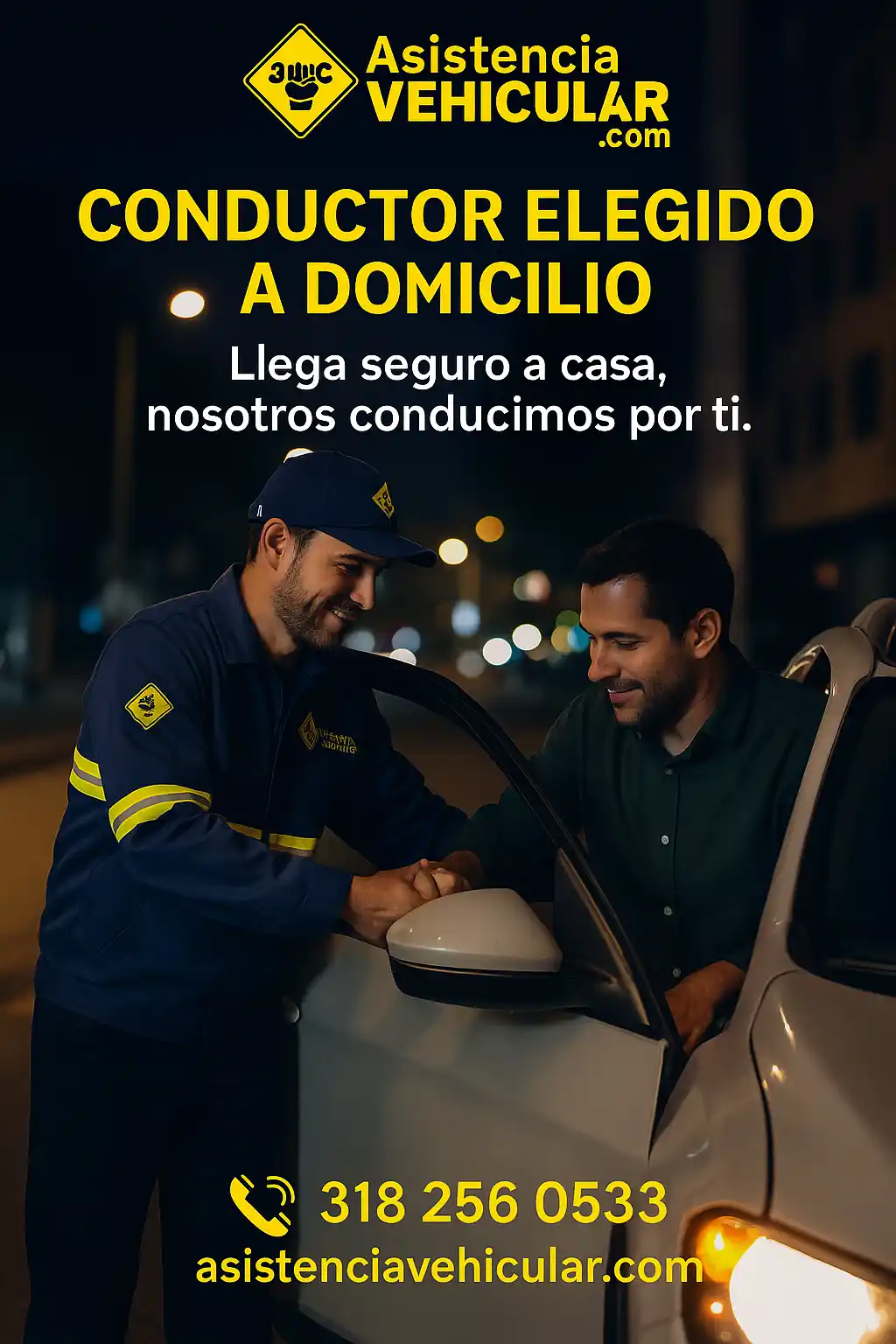 Conductor elegido a domicilio