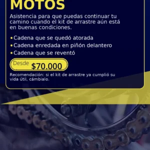 Desvare por cadena motos