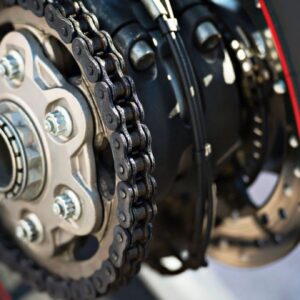 Cambio de kit de arrastre de motocicletas