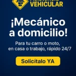 Mecánico a domicilio en Bogotá
