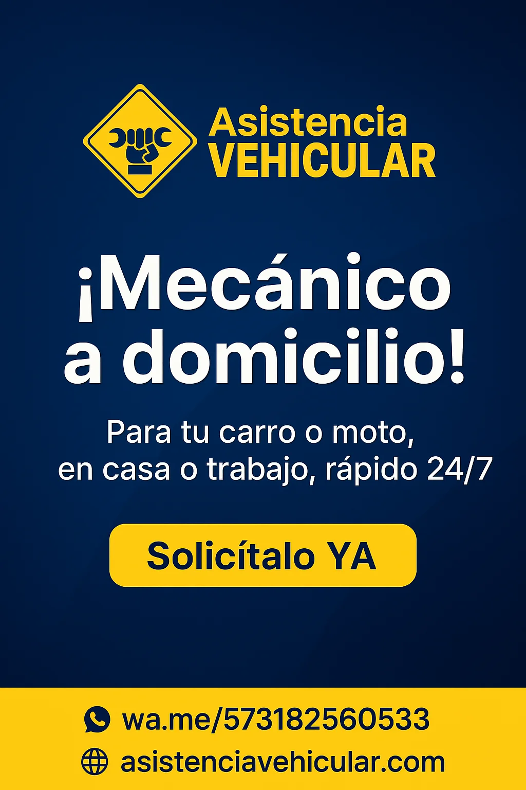 Mecánico a domicilio en Bogotá