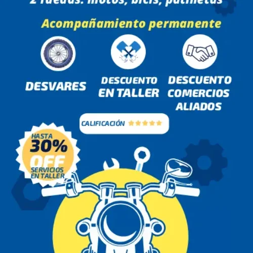 Plan Vip 2 ruedas: Motos, Bicis, Patinetas