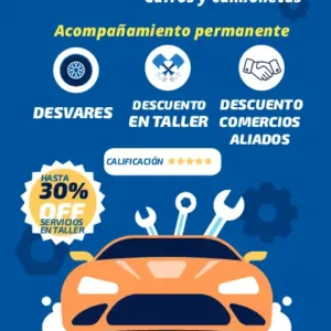 Plan Vip asistencia vehicular para carros y camionetas