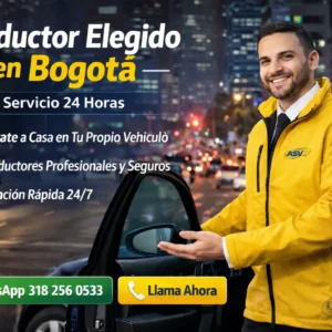 conductor elegido en bogotá servicio 24 horas transporte seguro en carro con conductor profesional